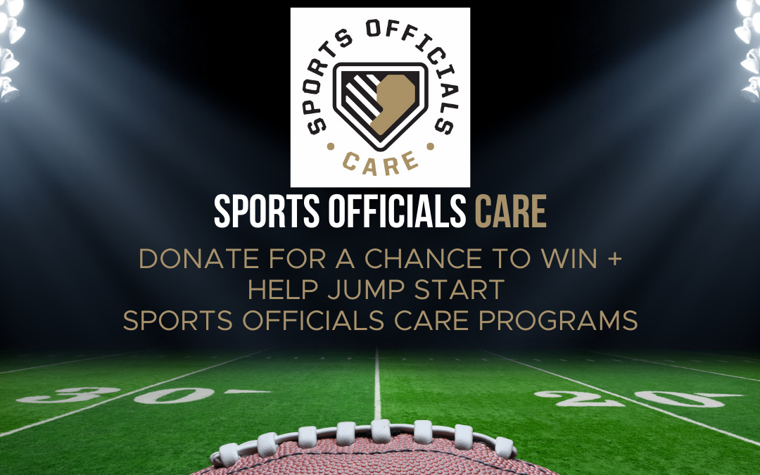 Sports Officials Care has big news to share …